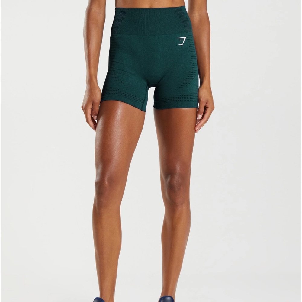 Gymshark Vital Seamless 2.0 Shorts - Deep Teal Marl